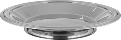 Elsahaah Stainless Steel Gozi Serving Platter with Engraved Lid, 60 cm - Silver product image 3