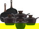 Al Saif Gallery granite cookware set, 14 pieces - dark red product image 1