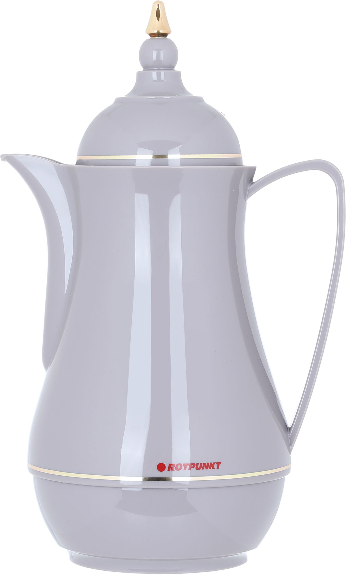 Rotpont thermos, 0.5 liters, glass inner container, plastic outer shell - gray product image