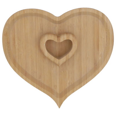 Al Saif Gallery Wooden Serving Plate, Heart - Wooden product image 2