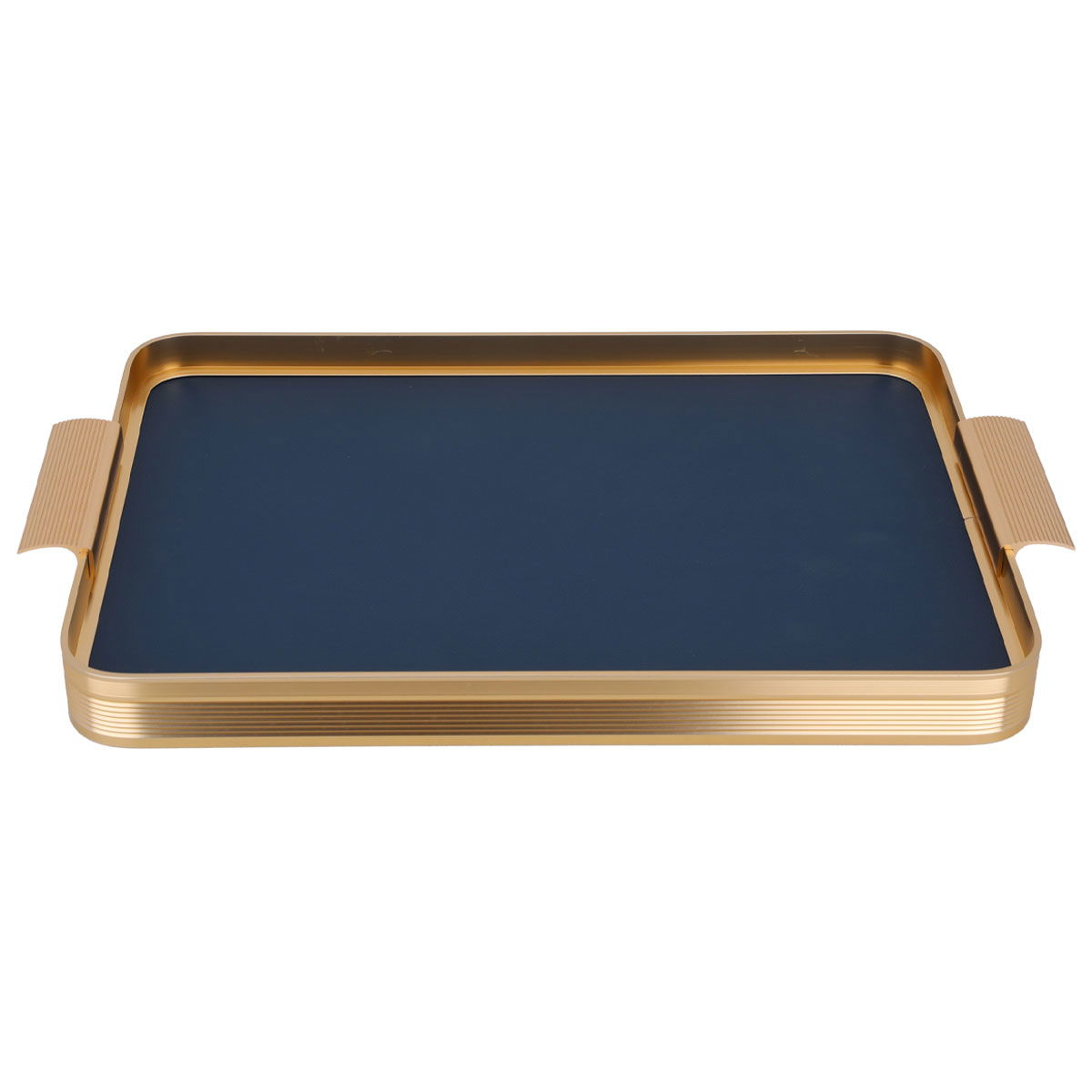 Tofaria Steel Al Saif Gallery, 40x27.7x4 cm, rectangle, leather, gold-blue edges product image