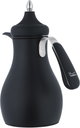 Al Saif Gallery Sama Thermos Set, 0.7/1 Liter, 2 Pieces, Inner Glass Container, Stainless Steel Outer Body - Black product image 4