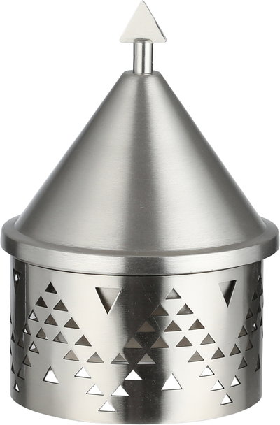 طقم تمريات بغطاء مع طوفرية ستانلس ستيل السيف غاليري، 3 قطع، منقوش - فضي مطفي product image 4