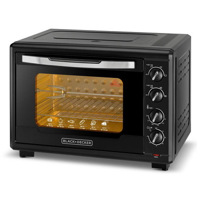 فرن كهربائي بلاك اند ديكر، 2000 واط، 55 لتر، TRO55RDG-B5 - اسود product image 3
