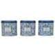Al Saif Gallery steel box set, 3 pieces, round - blue product image 2