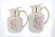 Al Saif Gallery florya thermos set, 1/0.5 liter, two pieces, thermal glass inner container, steel outer shell - beige product image 2