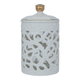 Al Saif Gallery porcelain spice jar set, perforated - white and gold product image 4