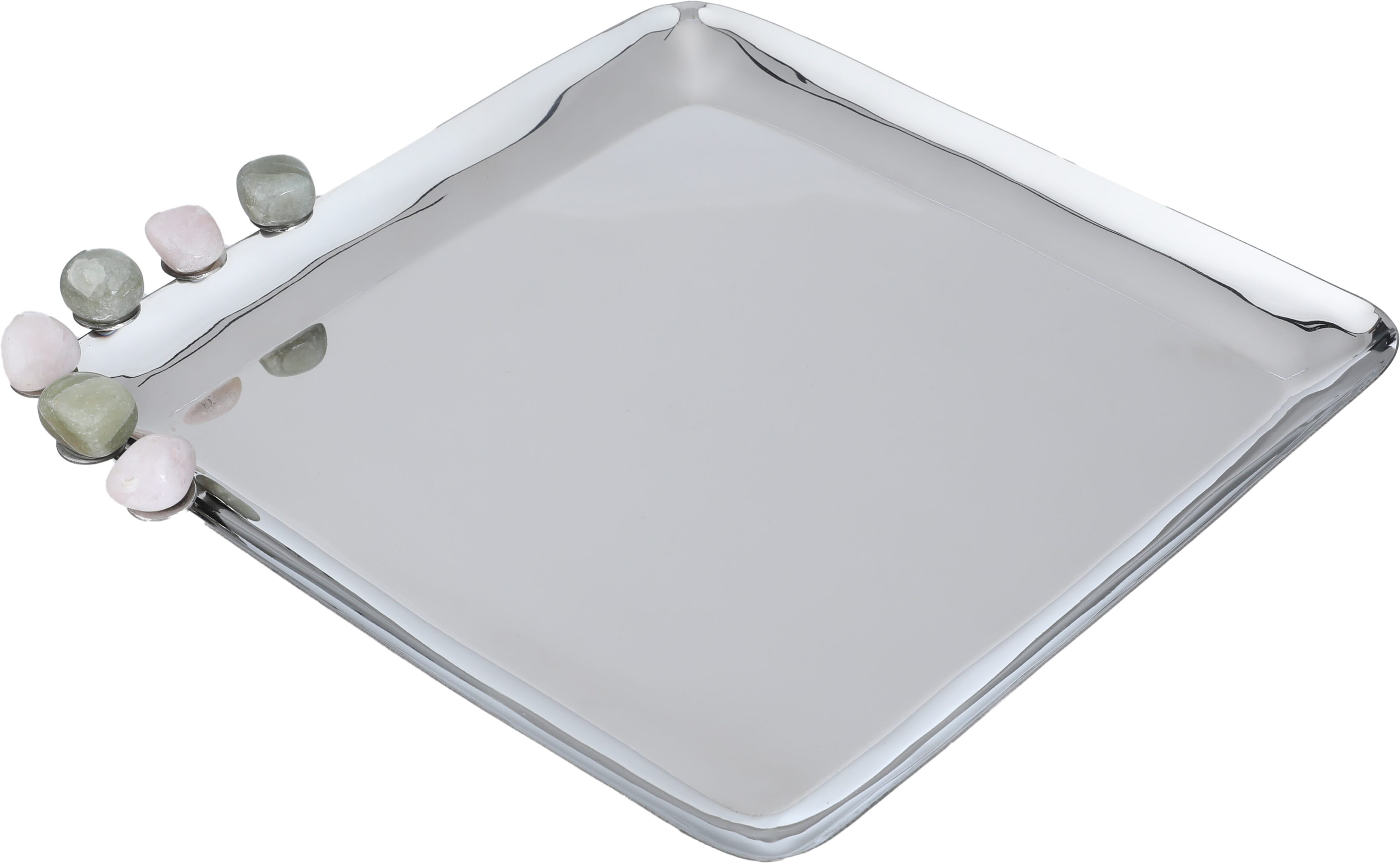 Tofaria Al Saif Gallery steel presentation, 3.528 x 28 cm, square - silver product image