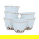 Al Saif Gallery Arabic coffee cups set, porcelain, 12 pieces - white product image 1