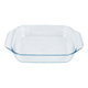 Pyrex glass oven tray, 31 x 20 cm, 2.1 litres, French - transparent product image 3