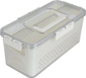 علبة تخزين أكريليك السيف غاليري، 34x17x15 سم، غطاء، مستطيل - شفاف product image