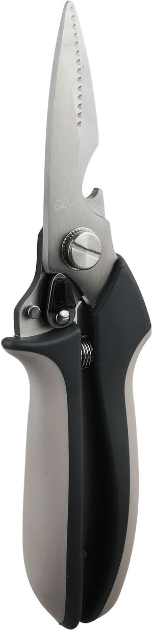 مقص متعدد الاستخدامات ستانلس ستيل السيف غاليري، سماكة 4 مم، 22x6 سم - فضي رمادي product image 2