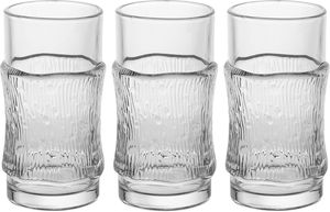 طقم كاسات ماء زجاج السيف غاليري، 3 قطع - شفاف product image
