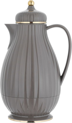 Elegance Savannah Thermos, 0.6 litres, glass inner container, plastic outer shell - light gray product image 2