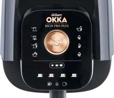 Arzum Okka Rich Pro Plus Turkish Coffee Maker, 700W, 1.3L Water Tank, 1-5 Cups, Coffee Pot with Mixer, Temperature Control, LED, Smart Overflow Prevention, OK0038-04 - Copper Black product image 8