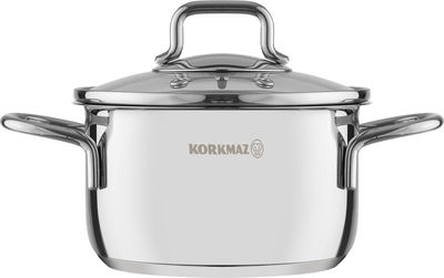 طقم قدورستاينلس استيل كوركماز بيرلا، 6 قطع - فضي product image 2