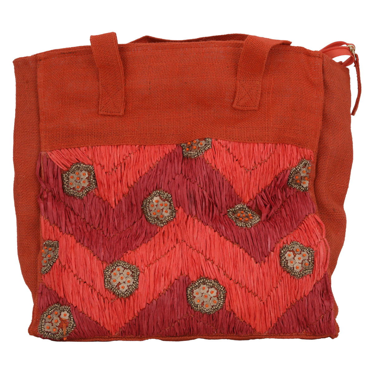 Al Saif Gallery Canvas Thermos Bag, 44 x 38 cm - Red product image 1