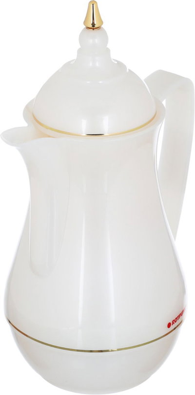 Rotpont thermos, 0.5 liters, glass inner container, plastic outer shell - white product image 4