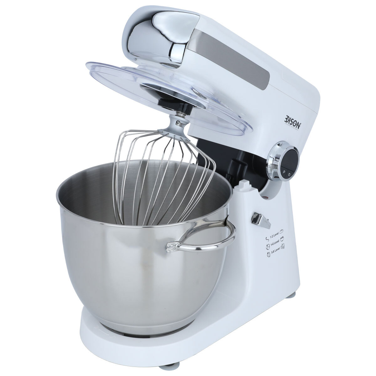 عجانة كهربائية ديجيتال إديسون، 2000 واط، 10 لتر، 8 سرعات، FM162 - أبيض product image 5