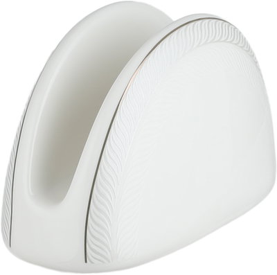 طقم تقديم سفرة بورسلان السيف غاليري، 65 قطعة، نقش فضي - أبيض product image 8