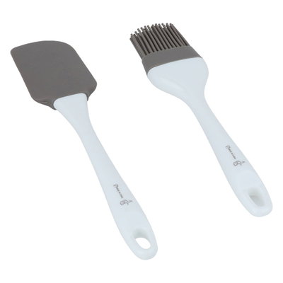 طقم أدوات خبز سيليكون السيف غاليري، ملعقة+ فرشة - أبيض product image 2