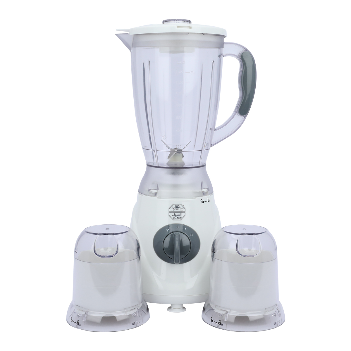 خلاط كهربائي السيف، 300 واط، سرعتين، 1.5 لتر، مطحنتين، E06030 - أبيض product image 1