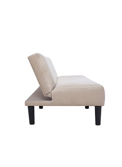 كنبة سرير خشب كندي باك كومفورت، 55×170×72 سم، قماش الجاكار - البيج product image 4