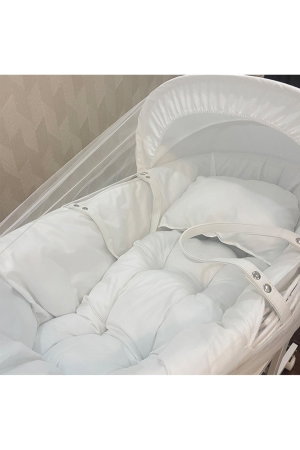 سرير موسى فان مومنت، 76×42×76 سم، حامل هزاز - ابيض product image 2