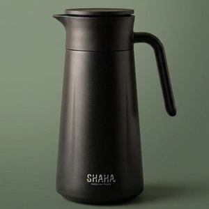 Shaha Thermos, Stainless Steel Inner Container, 1.9 Liters - Black product image
