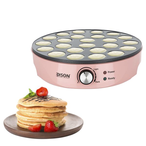 صانعة بان كيك تيفال إديسون، 1000 واط، 24 عين، JC-604PINK/24 - زهري product image