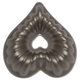 Rocky Aluminum Hollow Cake Mold, 27x27x10 cm, Heart - Dark Gold product image 4