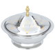 Al-Saif Gallery Steel Al-Ghozi Serving Tray, 30 Cm - Silver product image 2