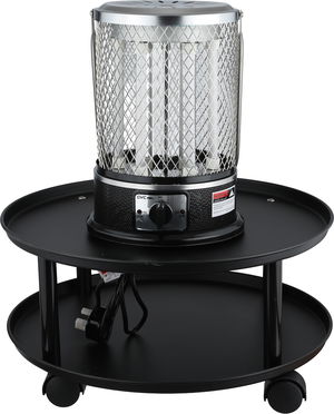 دفاية كهربائية جي اف سي برو، 650/2000 واط، 6 شمعات، 3 اعدادات تحكم، GVCHT-1503R - اسود فضي product image