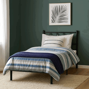 سرير حديد، 40×90×190 سم - أسود product image