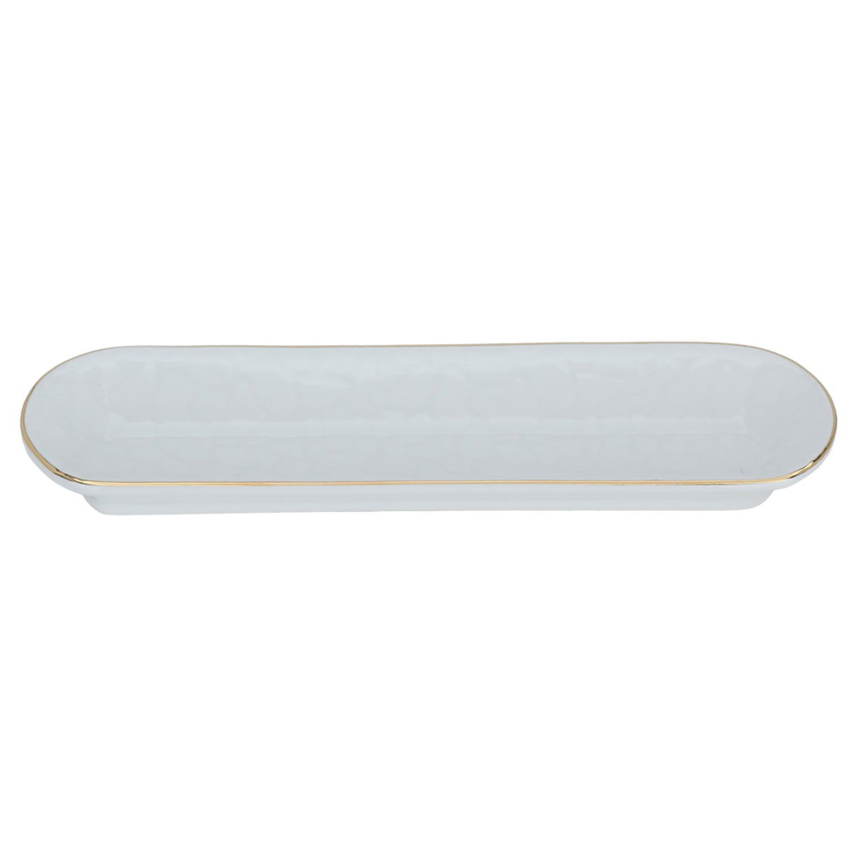 Al Saif Gallery Porcelain Serving Plate, 23X6.5X2.7 Cm - White product image 1