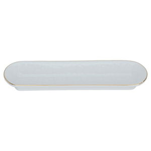Al Saif Gallery Porcelain Serving Plate, 23X6.5X2.7 Cm - White product image