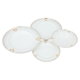 طقم سفرة بورسلان السيف غاليري، 65 قطعة - أبيض product image 4