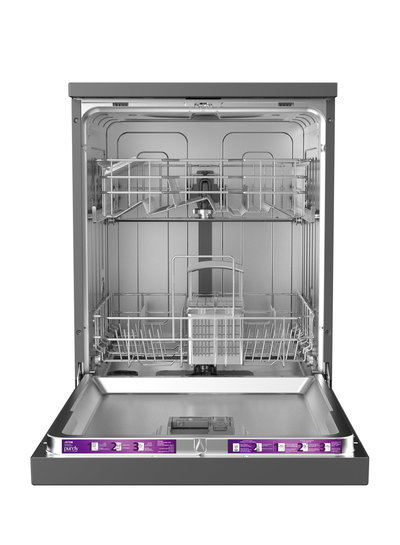 غسالة اطباق ارو، 14 مكان، 8 برامج، شاشة LED، RO-14DWSB - رمادي غامق product image 3