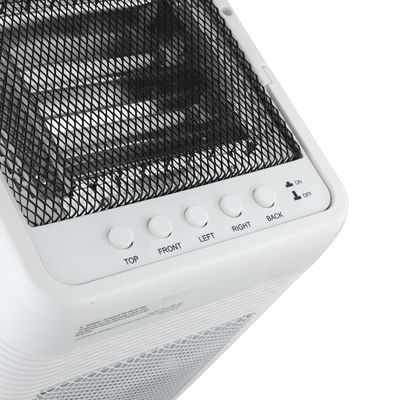 دفاية كهربائية كوراتز تاور، 2000 واط، خمس إتجاهات، عشر شمعات، 30x30x60 سم، OCRHTRUQ1860  - أبيض product image 4