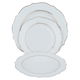 Al Saif Gallery Gold Embossed Porcelain Dinner Set, 65 Pieces - White product image 5