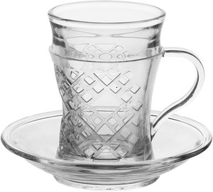 طقم بيالات مارية زجاج سيف بلص، 12 قطع - شفاف product image 2