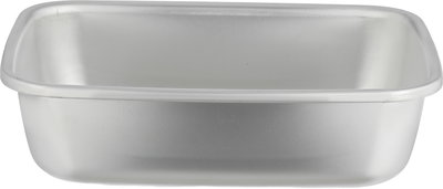 علبة تخزين ستانلس استيل الصحاح، 26x19x7.3 سم، غطاء بلاستيك، قفل - فضي أسود شفاف product image 4