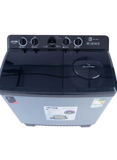 Arrow RO-15TTB Semi-Automatic Washing Machine, 14 kg, Twin Tub - Grey product image 2