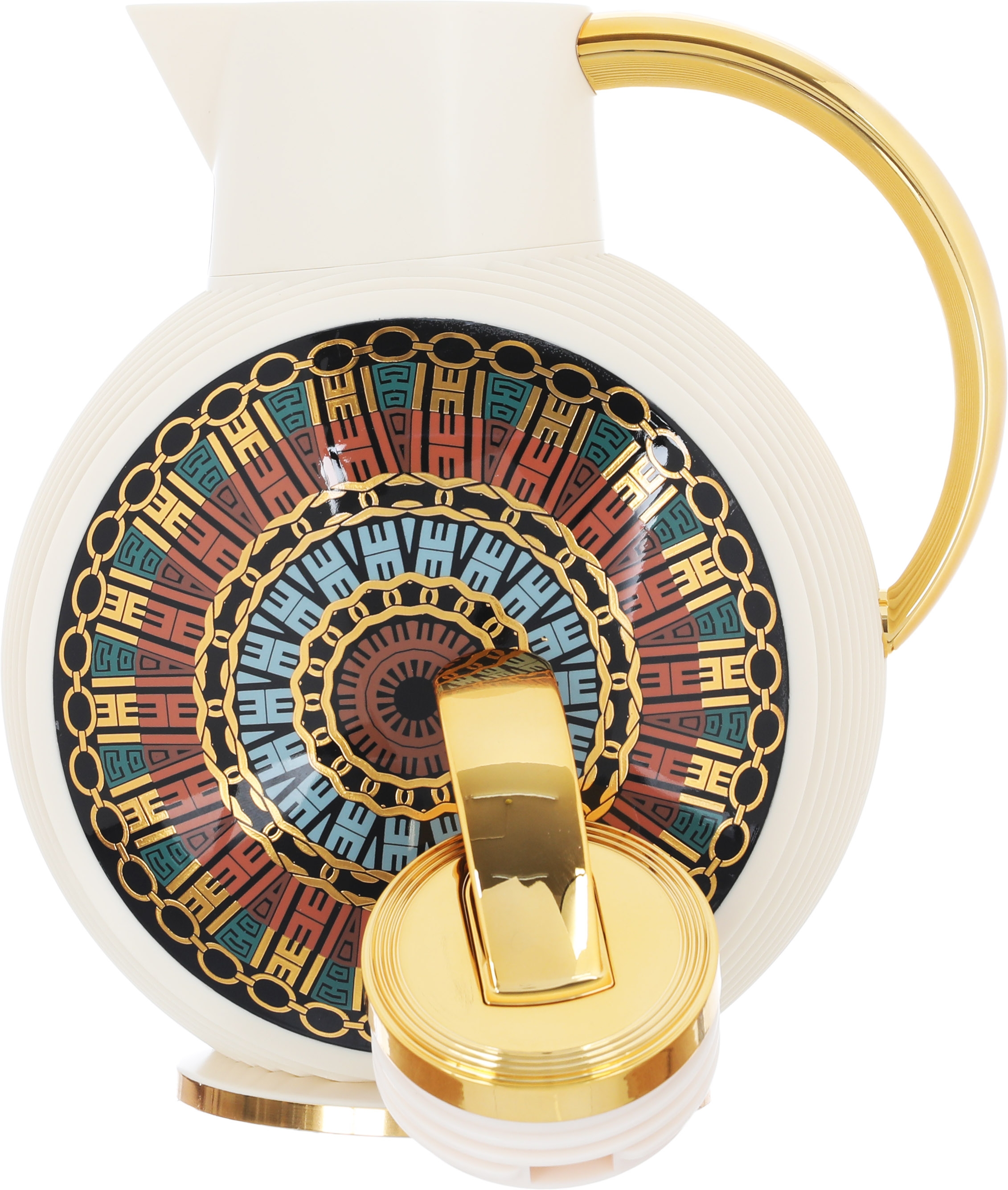 Glory Al-Jawhara Thermos, 900 ml, glass inner container, plastic outer shell - beige product image 3
