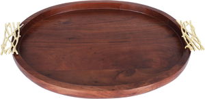 طوفرية تقديم خشب السيف غاليري، 46×36 سم، بيضاوي - خشبي product image