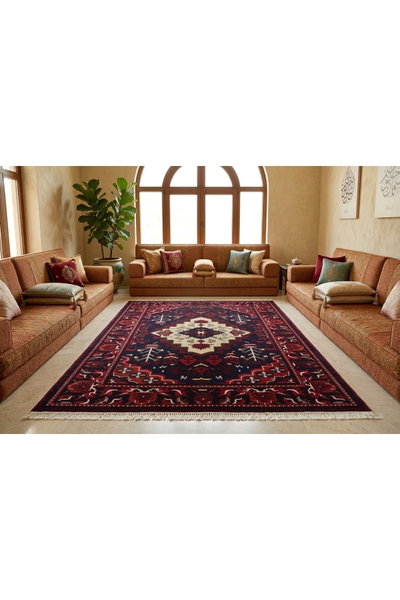 سجادة مجلس بوليستر سجادتي، 200×300 سم، بنقشة قندهار - أحمر product image 8