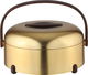 Al Saif Gallery Stainless Steel Food Container Set, 3 Pieces, Wooden Handle - Gold product image 2