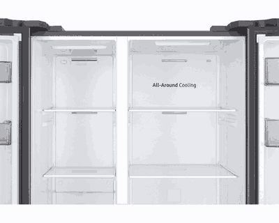 ثلاجة نوفروست سامسونج، 564 لتر، انفرتر، فريزر علوي، RS57DG4000M9(SH) - فضي product image 4