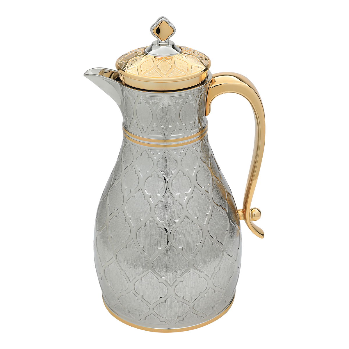 طقم ترامس استيل السيف غاليري( نهلة)،1 لتر - 0.75 لتر، 2 قطعة - فضي product image 2