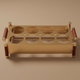 Al Saif Gallery Cup Holder, 8 Places - Gold product image 1